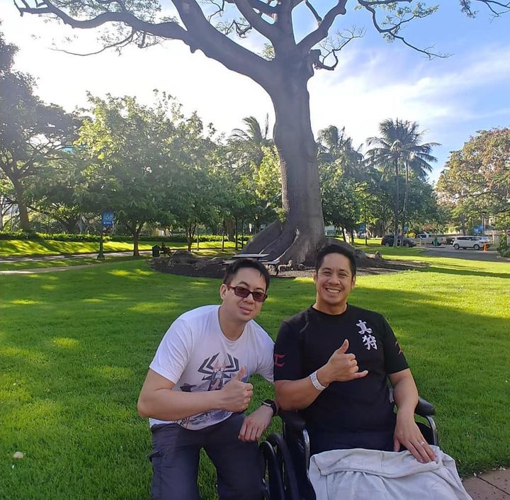 2020 Covid with brother